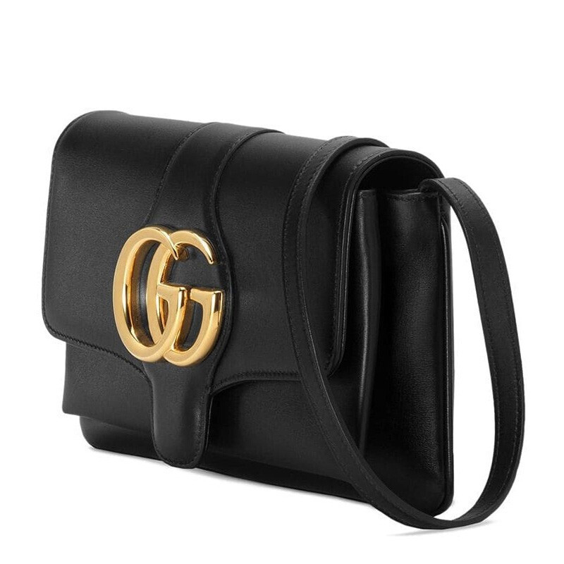 gucci/古驰 女款双g金属logo标翻盖单肩包斜挎包女包550129 0v10g