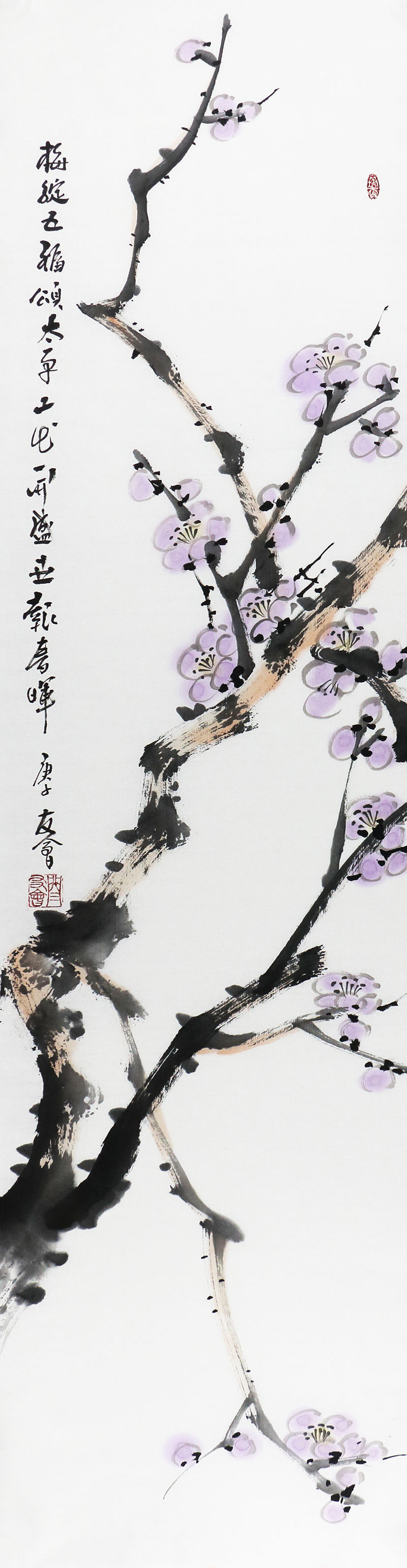 大连首届中国画展(三年展)中,梅花作品《蓄势待春发》荣获收藏入选奖.