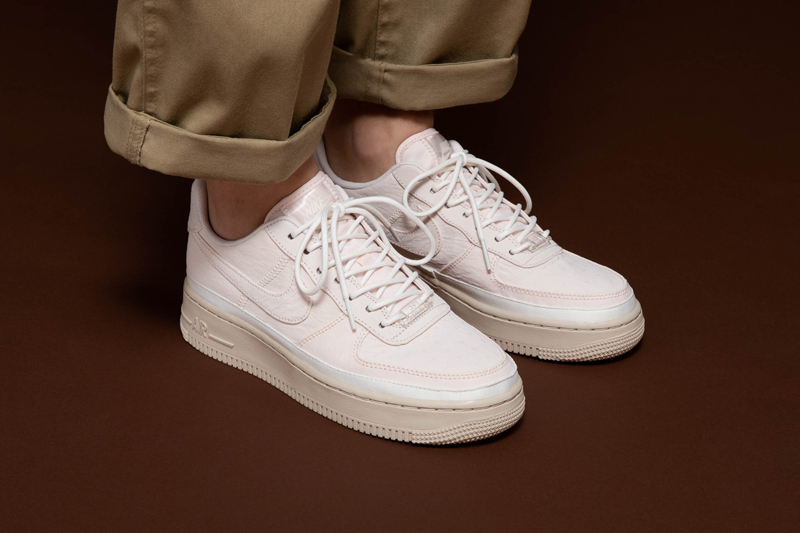 nike/耐克 air force 1 af1 樱花粉 浅粉 女款板鞋 空军一号 aa0287