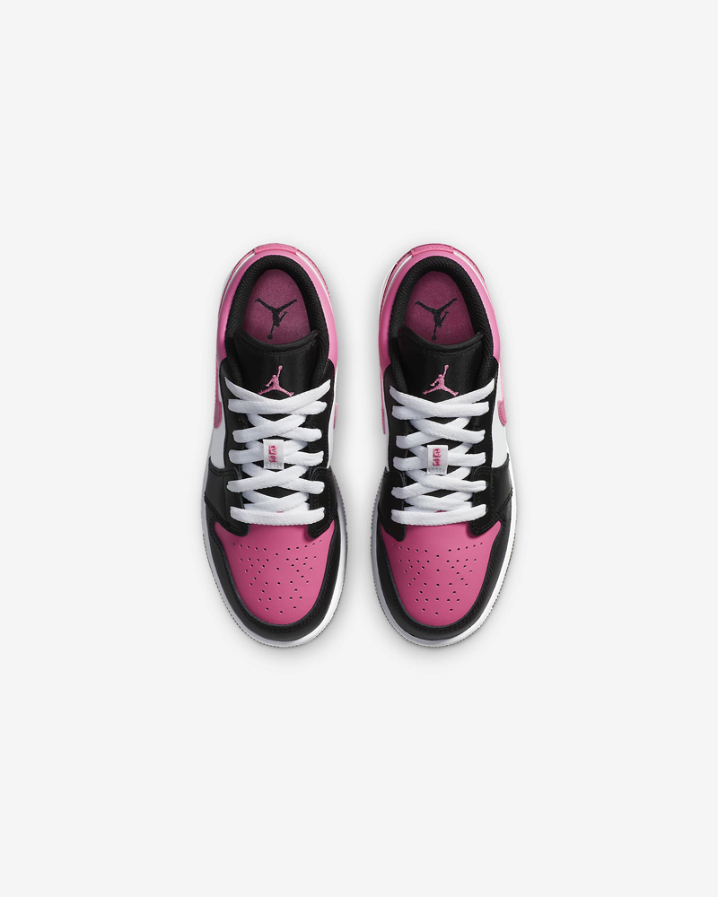 nike air jordan 1 low aj1 黑白粉 黑粉脚趾 低帮 554723-106