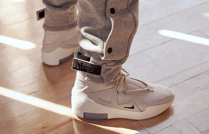 nike air fear of god 1 fog 灰白 黑白灰 联名 高帮篮球鞋 ar4237