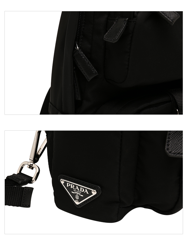 prada/普拉达时尚潮流织物双肩包男士双肩包2vz013973f