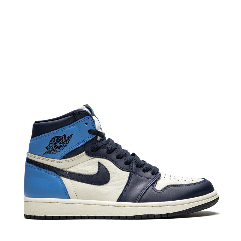 nike耐克 air jordan 1 og aj1 黑曜石 北卡蓝 555088-140 575441-140