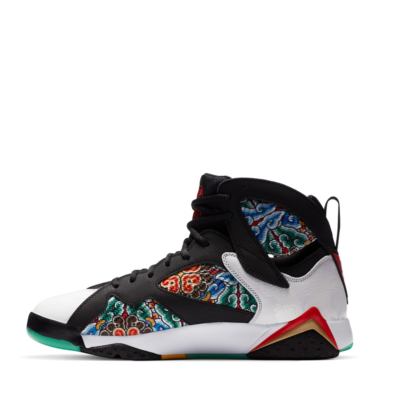 nike篮球鞋 新款限量 air jordan 7 aj7 紫禁之巅 中国祥云 夜光 情侣