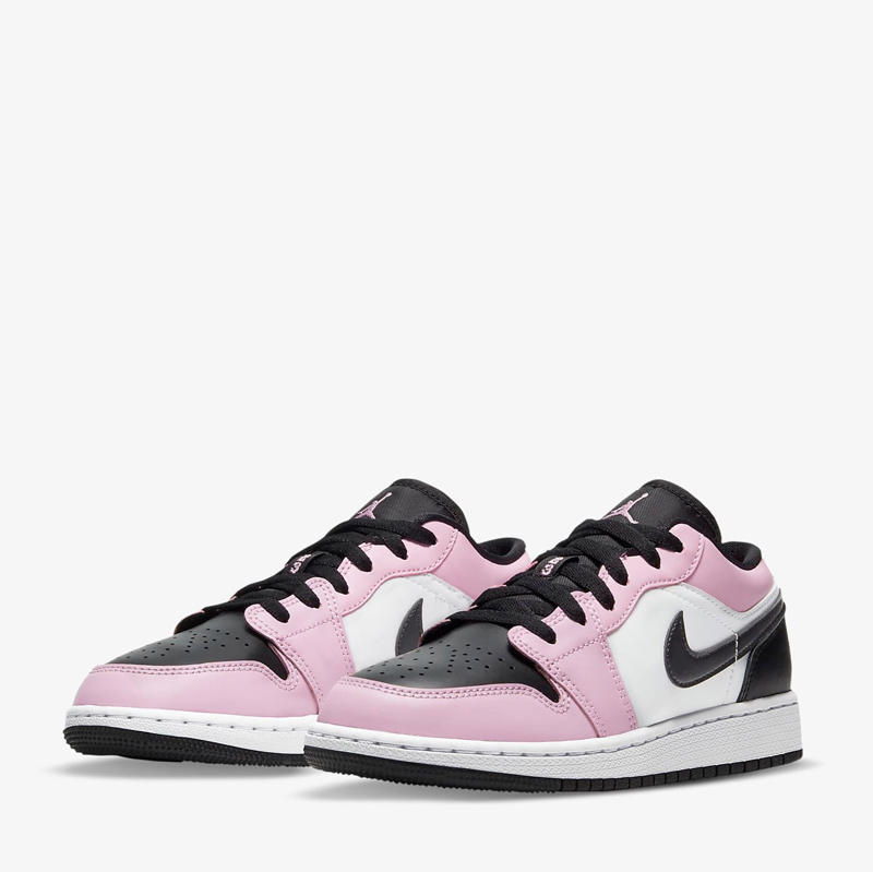 nike/耐克 air jordan 1 retro low 女款 aj1 黑粉 樱花粉 女神 低帮