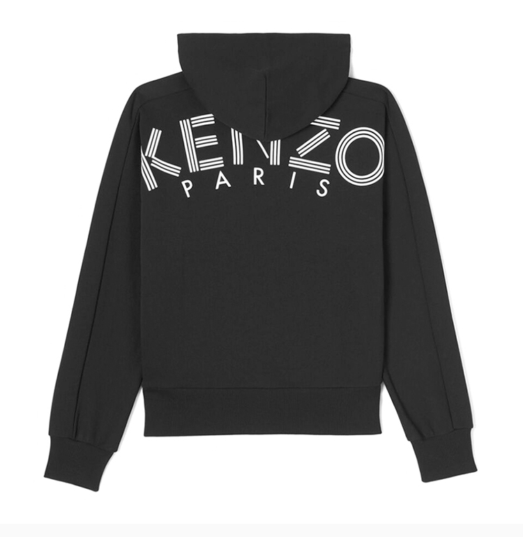 kenzo/高田贤三 女士字母logo图案连帽拉链卫衣 fa52bl752952-99
