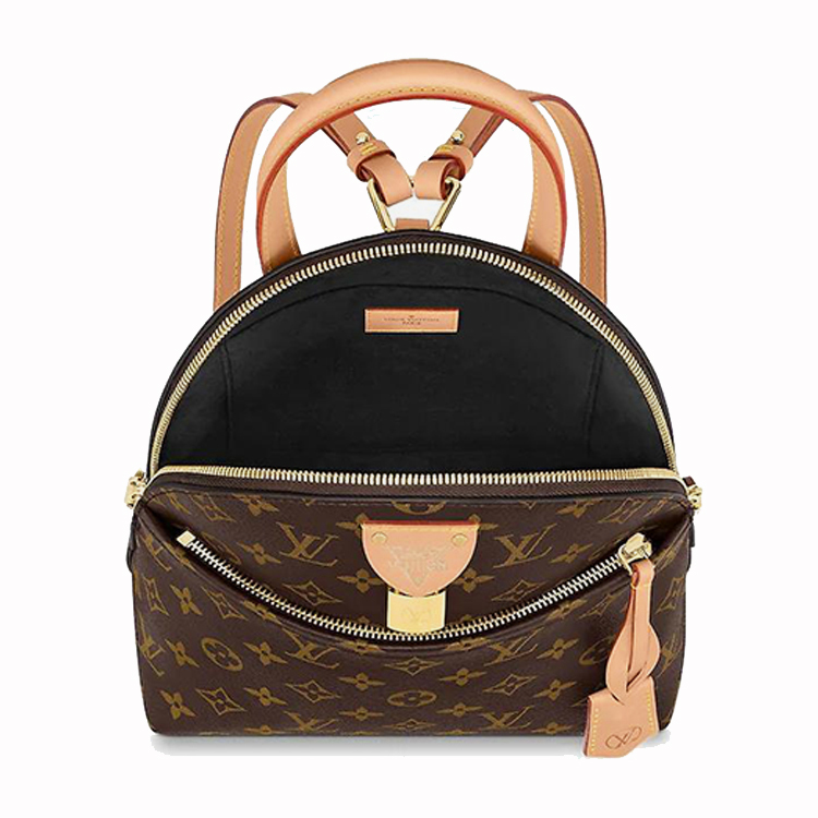 louis vuitton/路易威登 lvmoon帆布/牛皮双肩包 m44944(附lv品牌礼品