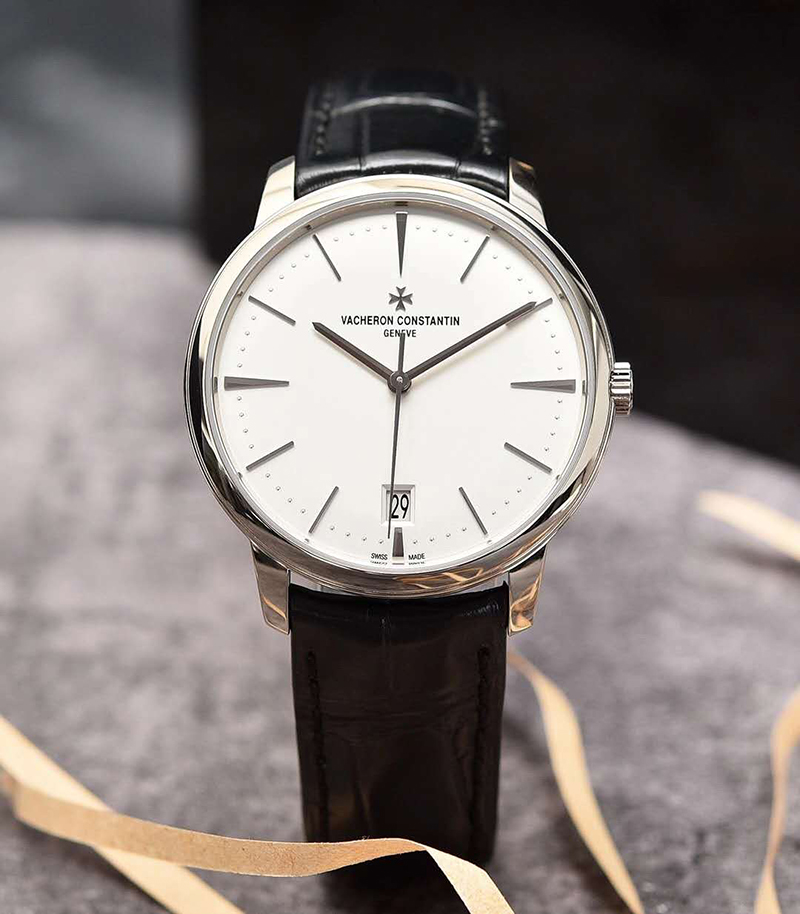 vacheron constantin/江诗丹顿 传承系列腕表 白金自动机械手表男表