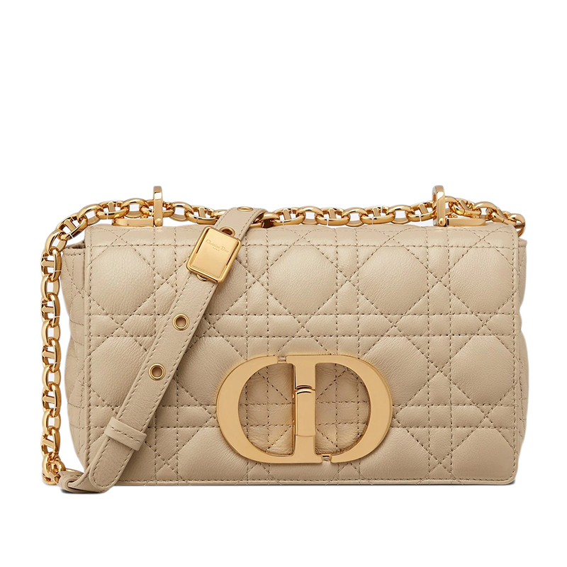【包税】dior/迪奥 2021春夏新款caro系列 女士小号绳色cannage小牛皮