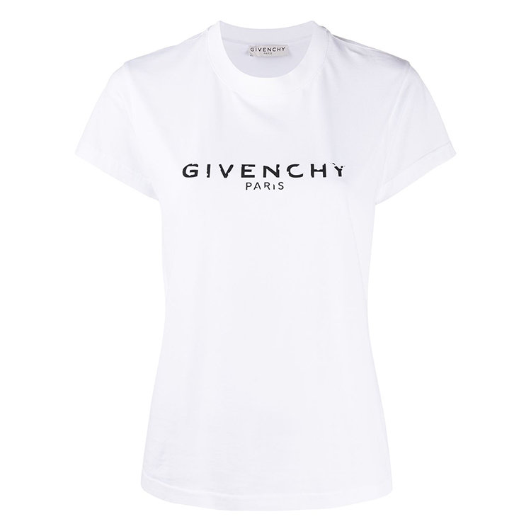 givenchy/纪梵希 女装 品牌字母logo 女士棉质时尚圆领春夏短袖t恤 bw