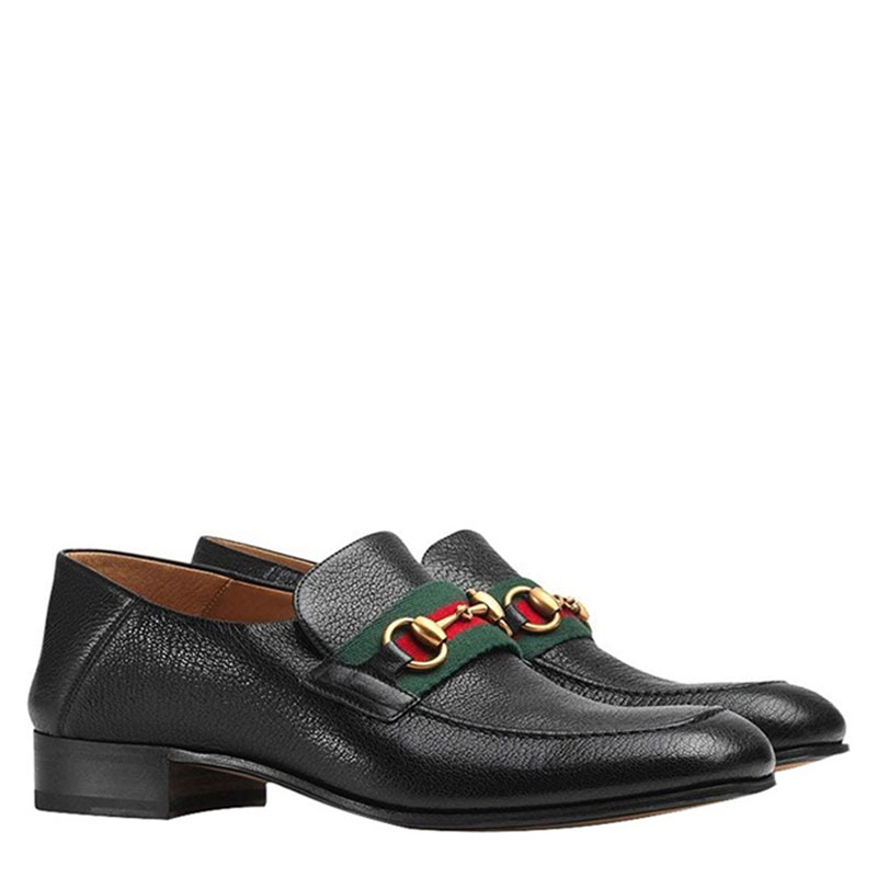 【gucci古驰 男士乐福鞋【包邮包税】gucci/古驰 古琦男鞋 红绿条纹