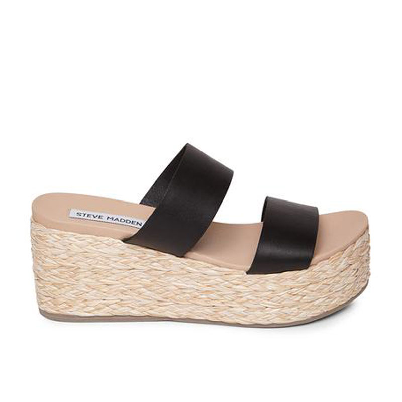 steve madden/steve madden sandal系列 女士 黑色中缝松糕鞋 jolted