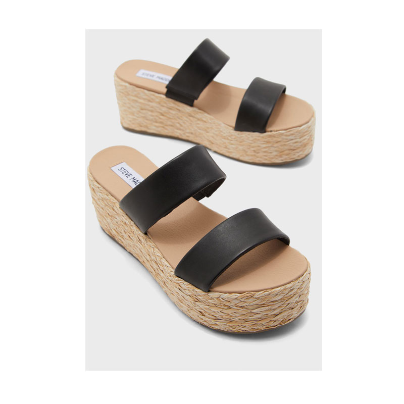 steve madden/steve madden sandal系列 女士 黑色中缝松糕鞋 jolted