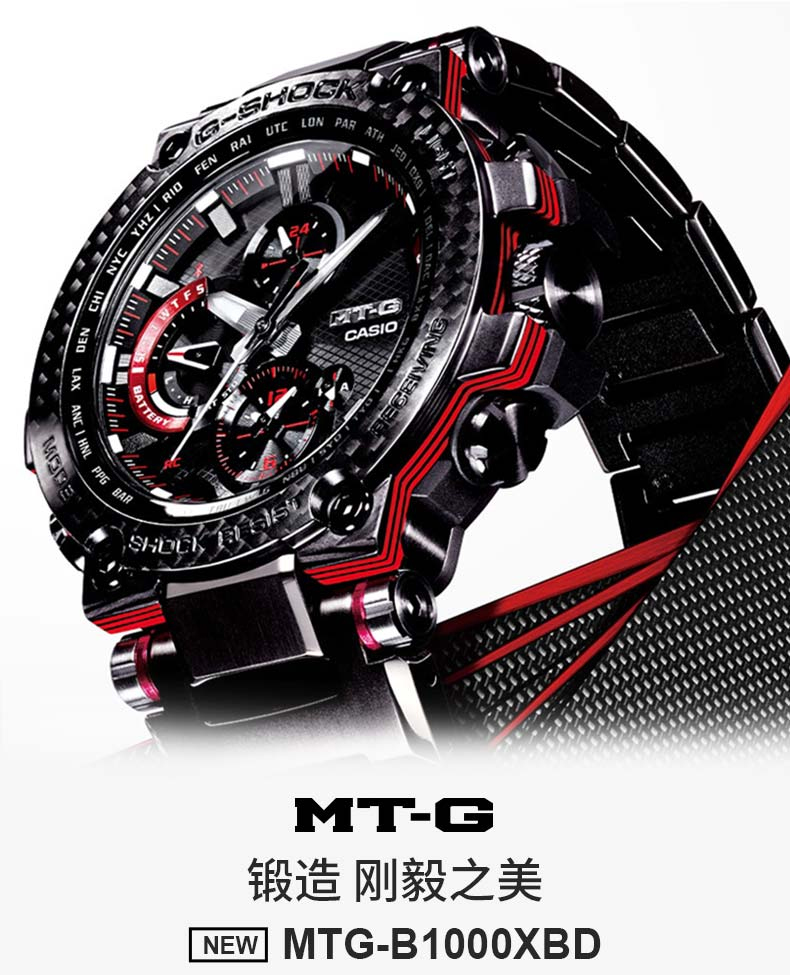 casio/卡西欧 g-shock gwr-b1000时尚运动防水男表石英手表 gwr-b1000