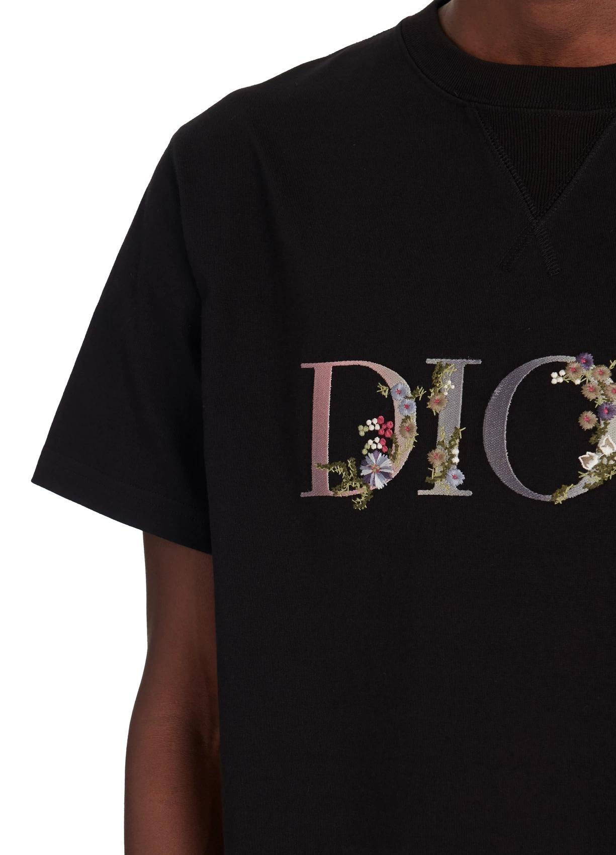 【包邮包税 dior迪奥 21年春夏 男士 短袖t恤 t-shirt dior fleurs