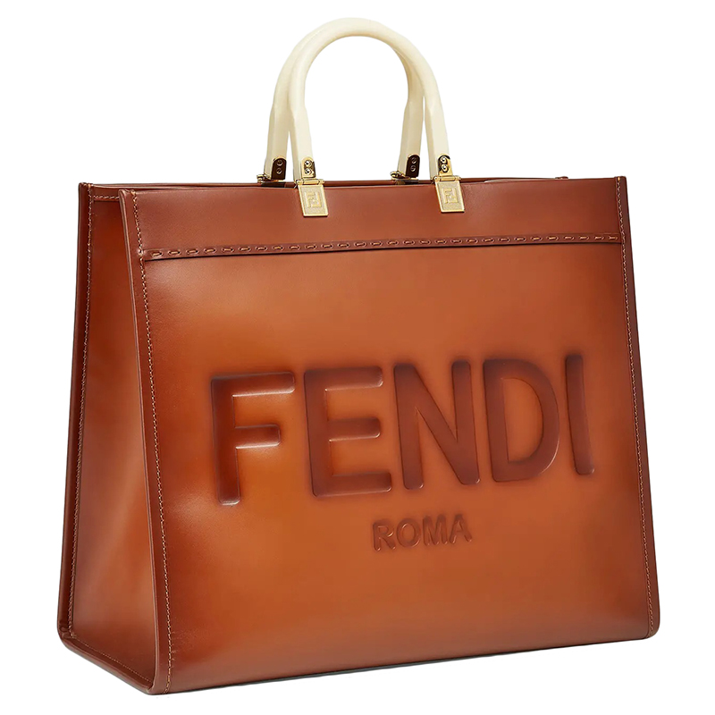 【包税】fendi/芬迪 21早春新款 皮革色小牛皮 印有 fendi roma"字样