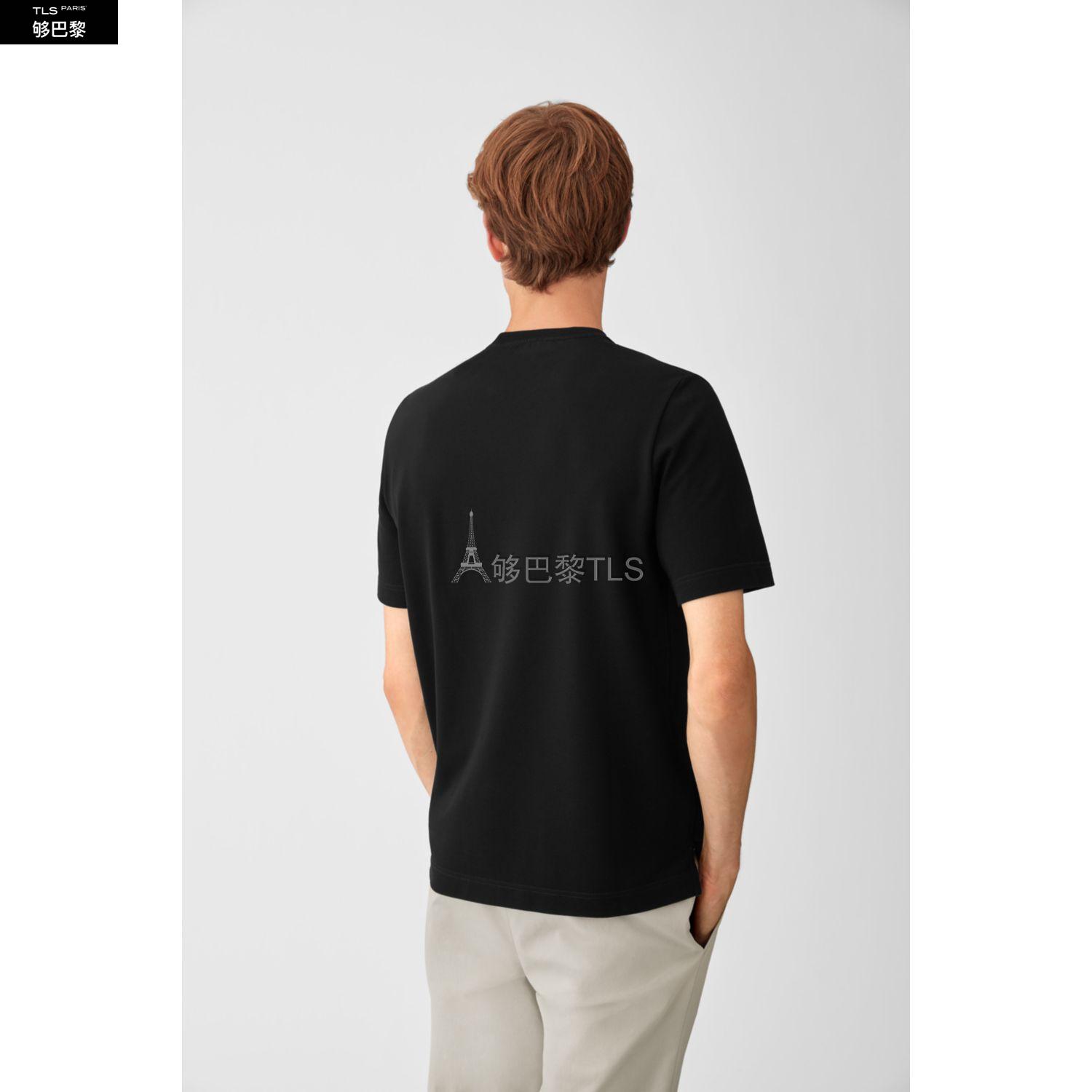 【包邮包税】 hermes爱马仕 21年春夏 男士 短袖t恤 t-shirt broderie