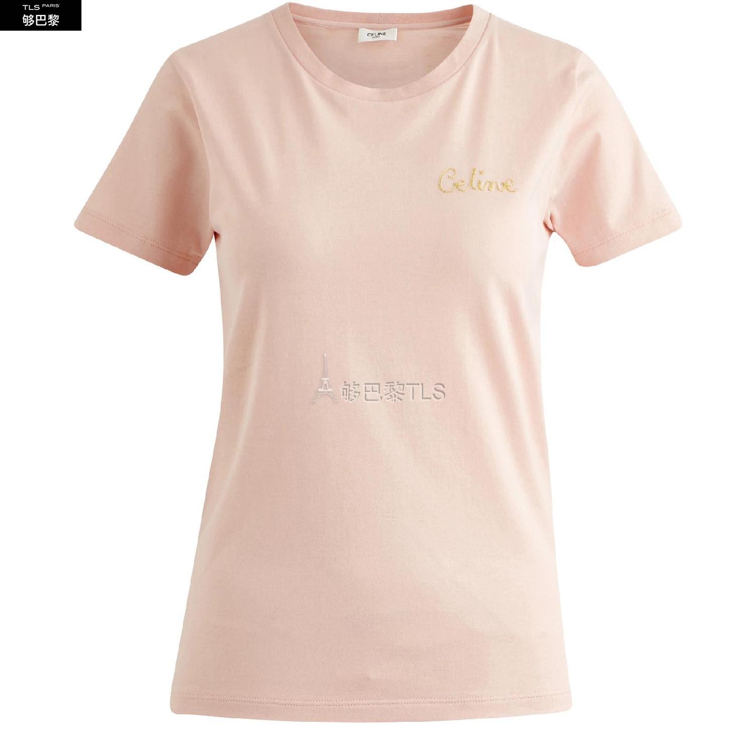 【包邮包税】 celine赛琳思琳 21年春夏 女士 短袖t恤 t-shirt celine