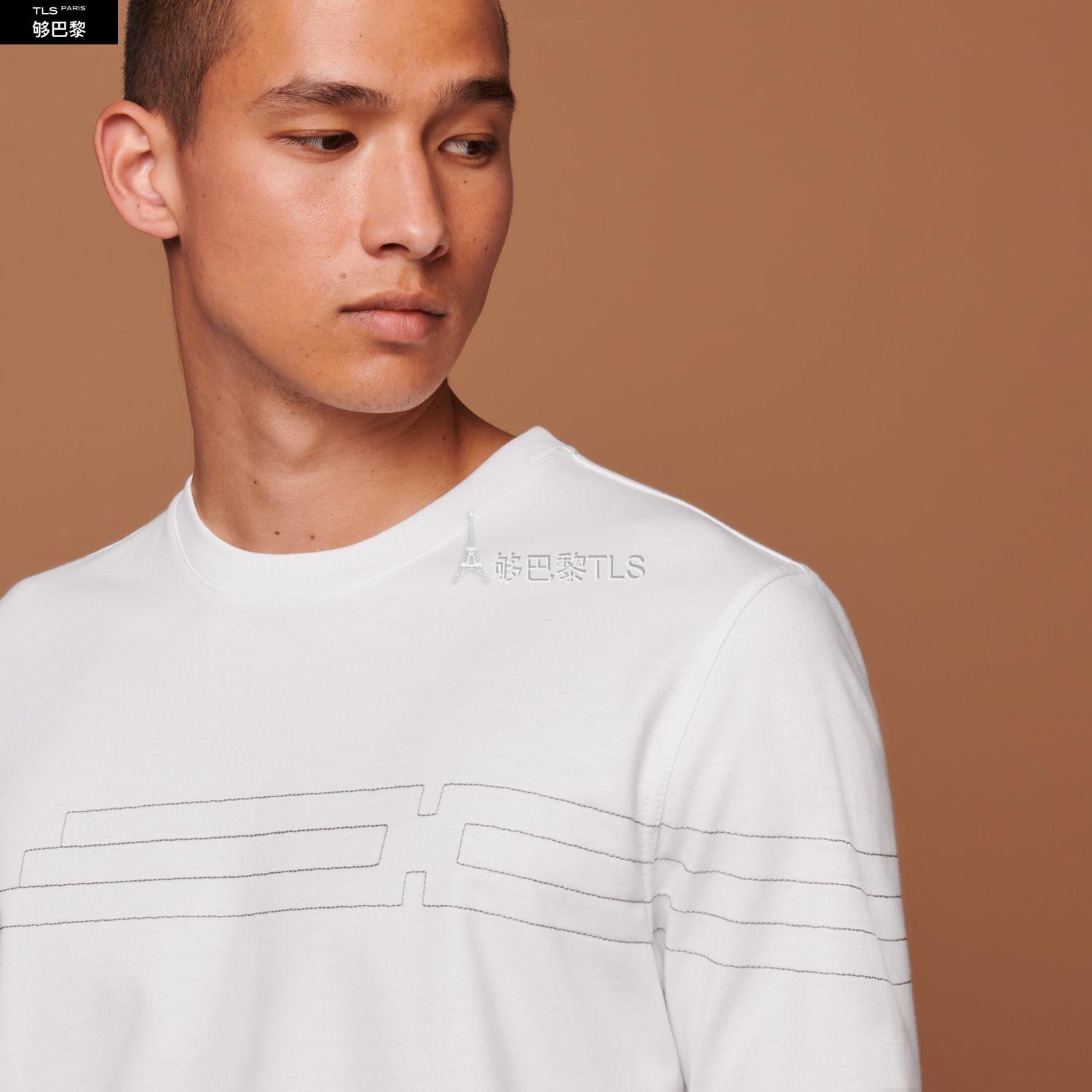 【包邮包税】 hermes爱马仕 21年春夏 男士 短袖t恤 t-shirt sur