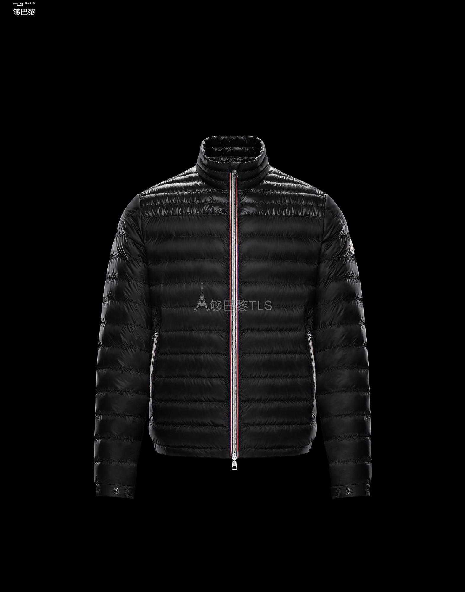 前开口和口袋使用三色环扣拉链moncler 布艺商标短款式【颜色】颜色