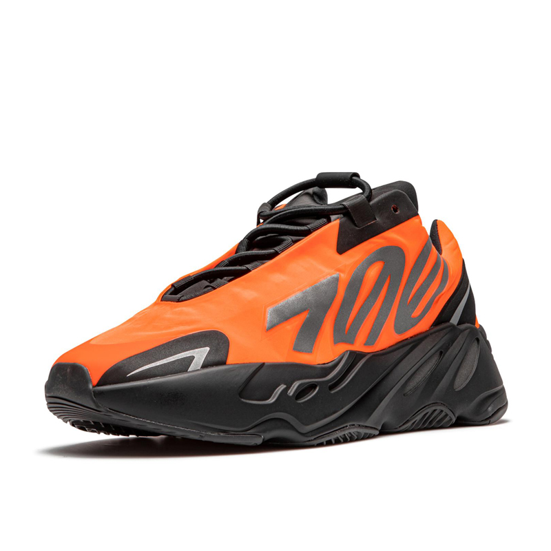 鞋】adidas/阿迪达斯 yeezy boost 700 mnvn"orange 黑橙 3m反光 fv