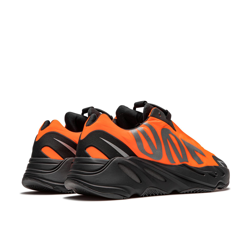 adidas/阿迪达斯 yeezy boost 700 mnvn"orange 黑橙 3m反光 fv3258