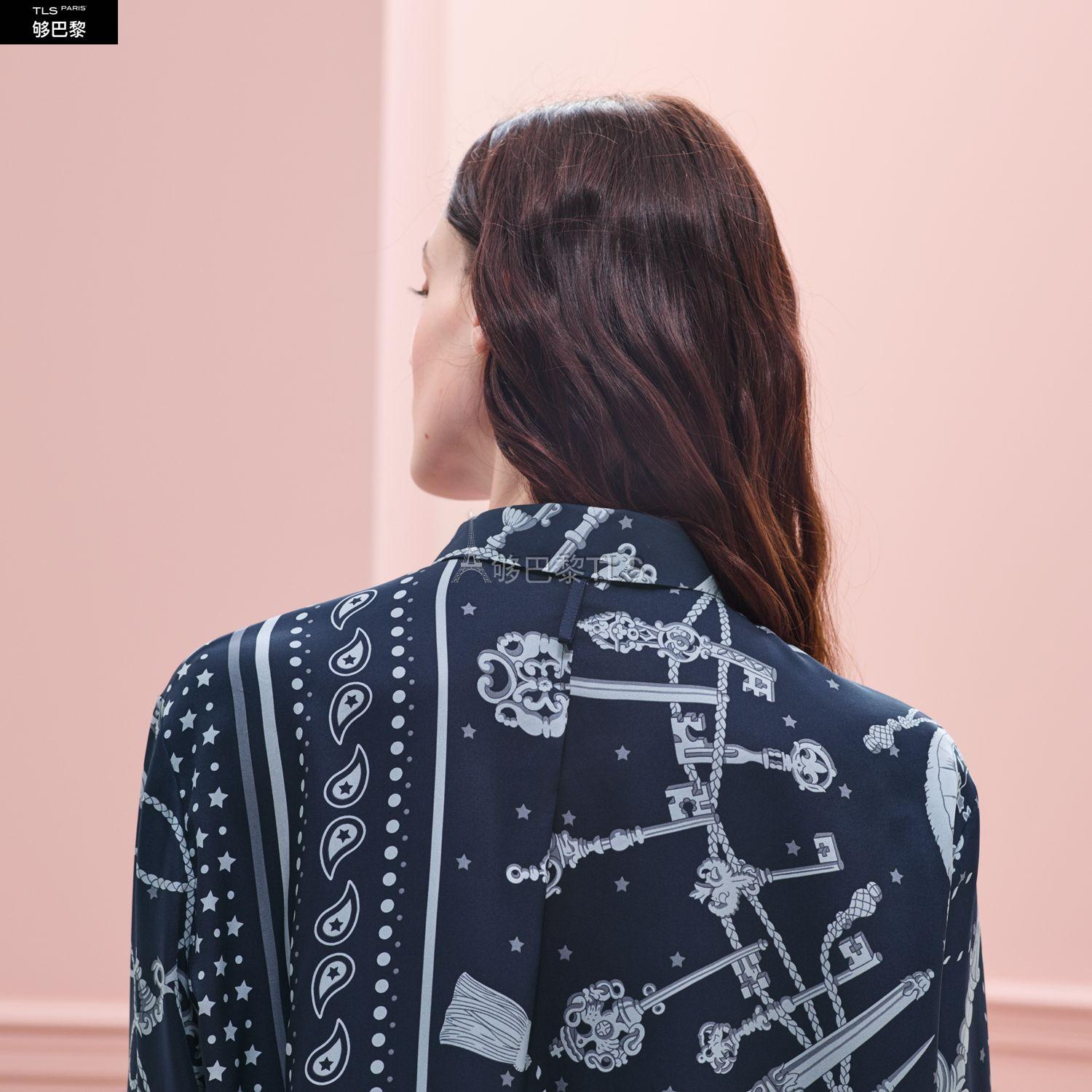 【包邮包税 hermes爱马仕 21年春夏 女士 长袖衬衫 chemise
