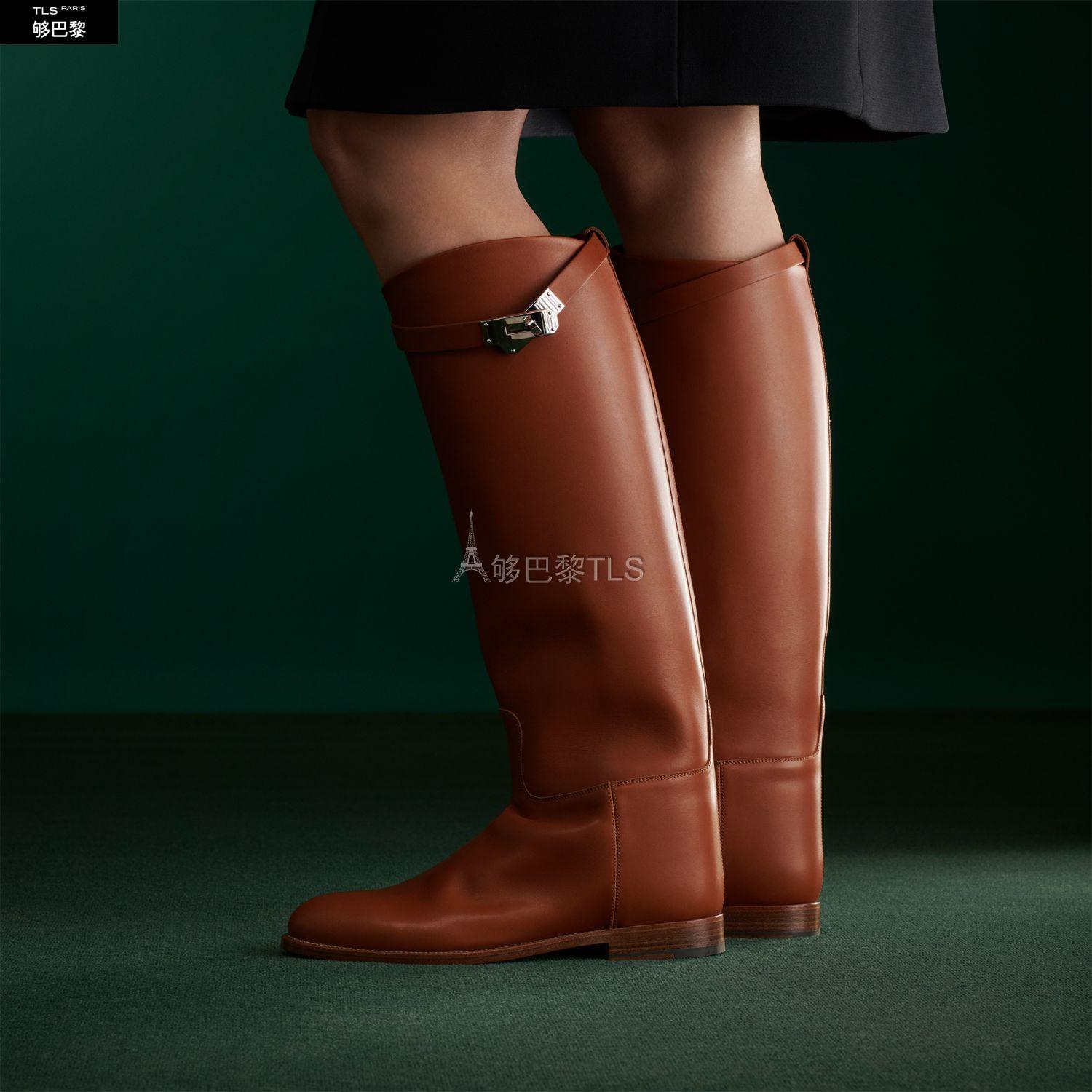 【包邮包税】 hermes爱马仕 21年春夏 女士 高筒靴 bottes jumping h