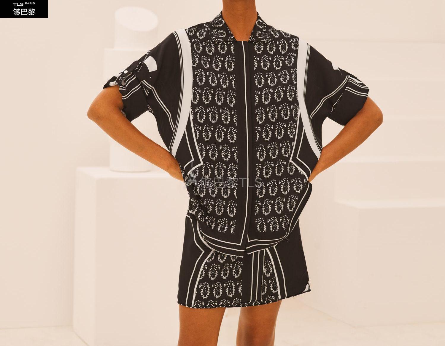 【包邮包税 hermes爱马仕 21年春夏 女士 长袖衬衫 chemise es*w*p