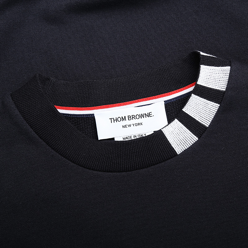 thom browne/thom browne 四条纹领男卫衣 mjt255a06931 tbjrm317