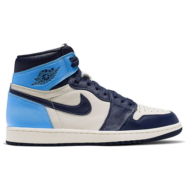 nike/耐克 air jordan1 obsidian aj1北卡蓝 篮球鞋 男女款 555088