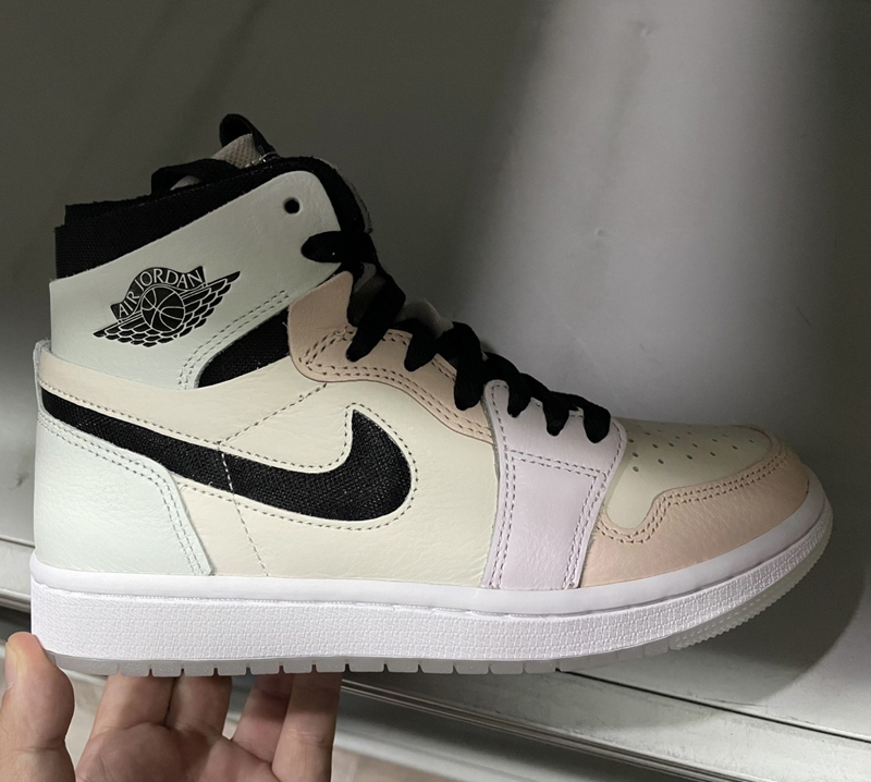 nike/耐克 air jordan 1 zoom 男女同款 aj1 马卡龙 粉绿紫彩色接拼