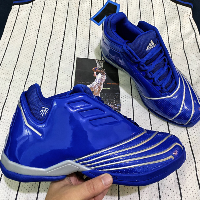 tmac 2 restomod 男款 蓝色 漆皮 全明星 麦迪 经典复刻 篮球鞋fx4064
