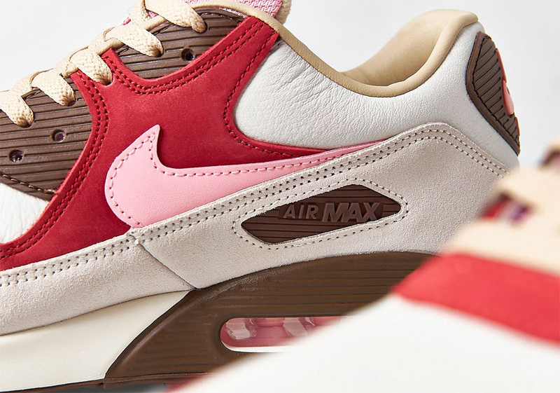 nikeairmax90真假辨别,耐克airmax270真假图对比 nike/耐克 air max 90 nrg bacon max90 白红粉 培根 复古运动跑步鞋