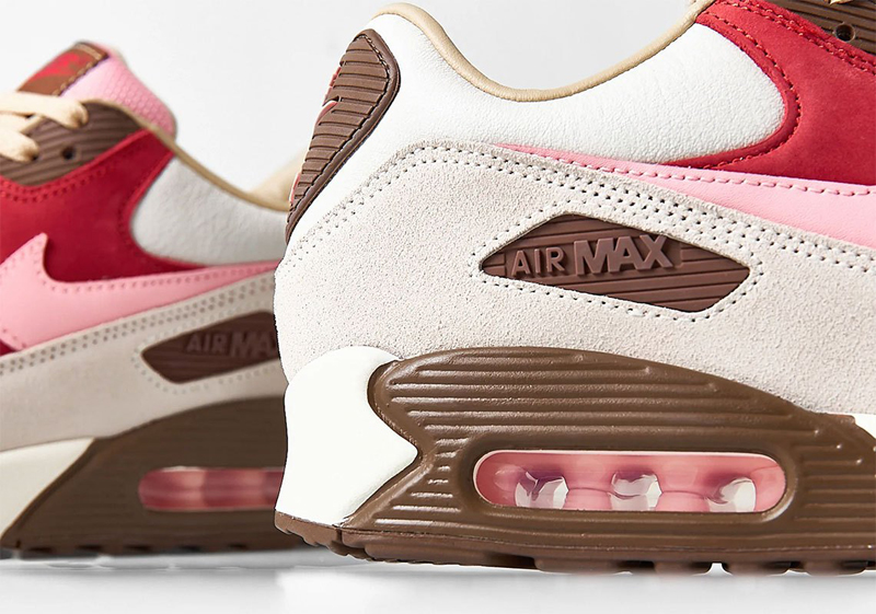 nikeairmax90真假辨别,耐克airmax270真假图对比 nike/耐克 air max 90 nrg bacon max90 白红粉 培根 复古运动跑步鞋