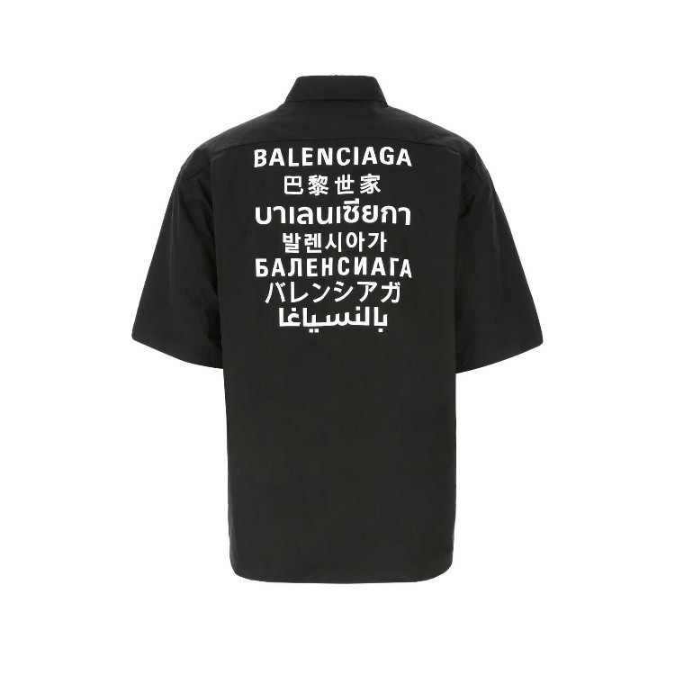 【包税】 balenciaga/巴黎世家 2021款 男士短袖衬衫 647355 tyb18