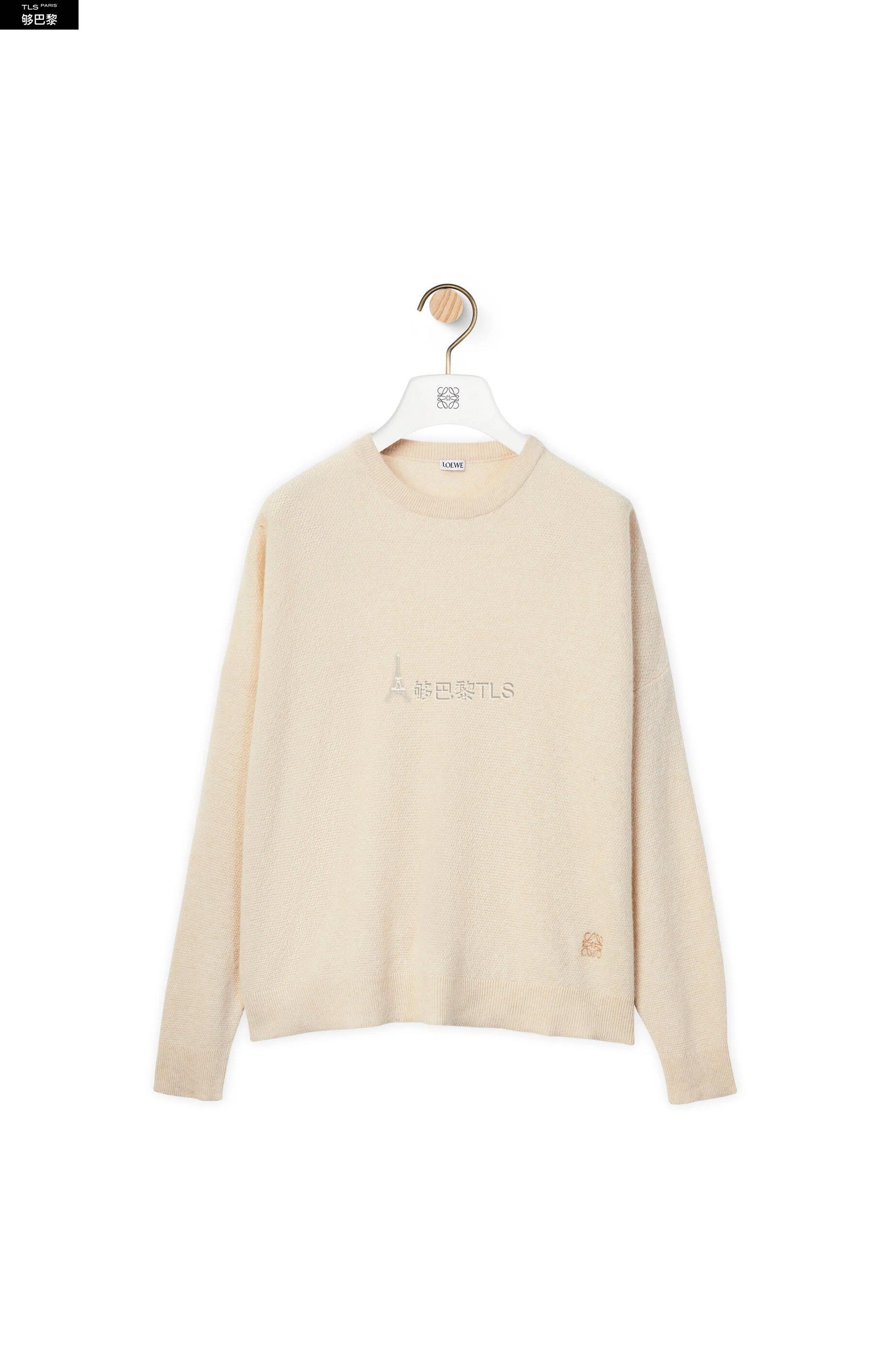 【包邮包税 loewe罗意威 21年春夏 女士 针织衫 oversize sweater