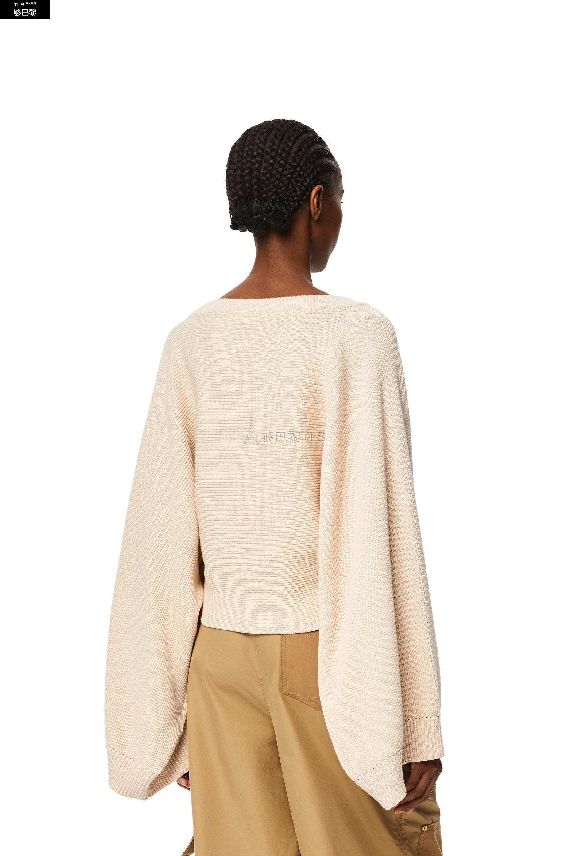 【包邮包税 loewe罗意威 21年春夏 女士 针织衫 cut-out sweater in