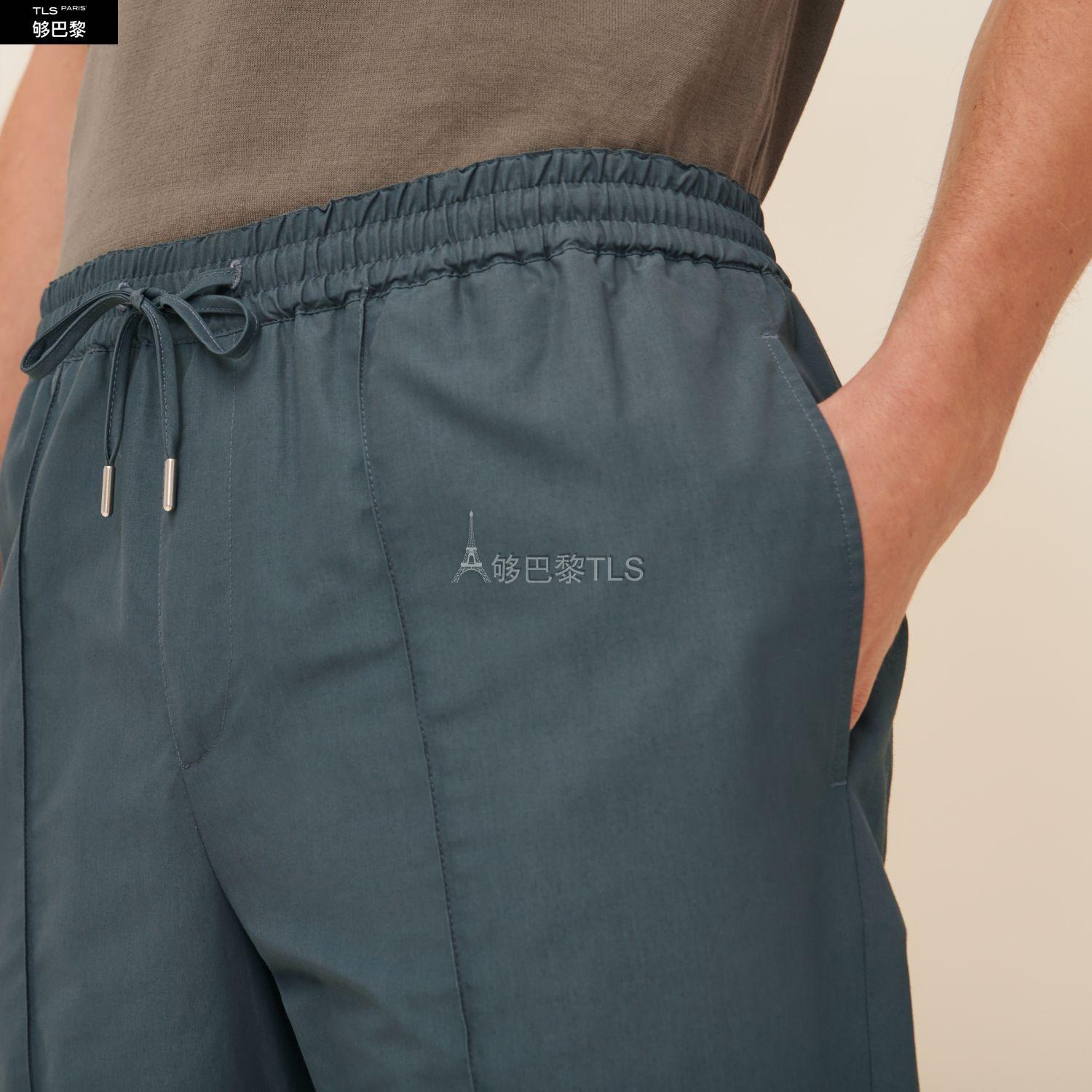 【包邮包税】 hermes爱马仕 21年秋冬 男士 休闲裤 pantalon de
