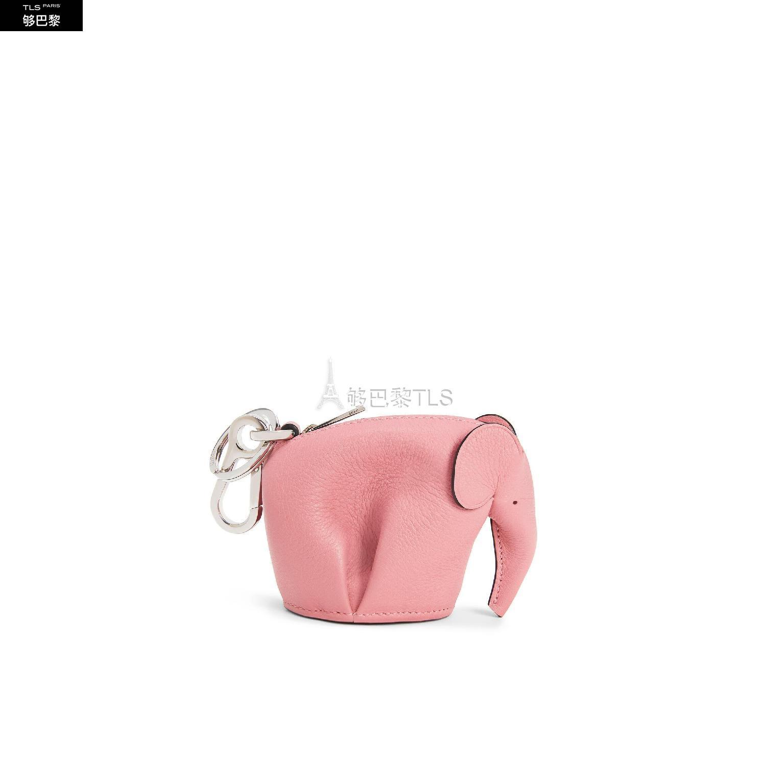 【包邮包税】 loewe罗意威 21年春夏 女士 挂饰 经典牛皮革小象挂饰