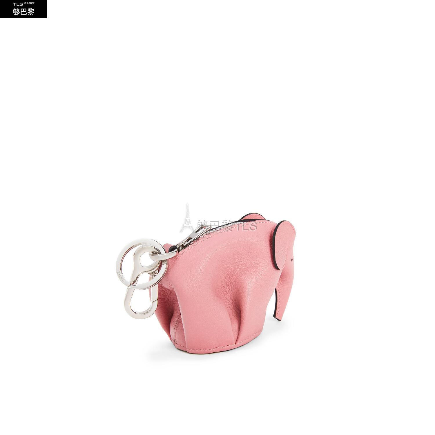 【包邮包税】 loewe罗意威 21年春夏 女士 挂饰 经典牛皮革小象挂饰