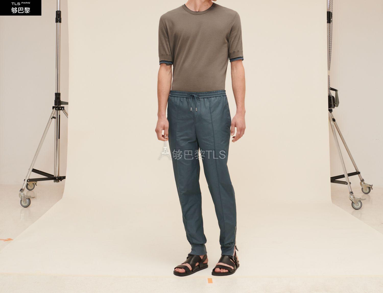 【包邮包税】 hermes爱马仕 21年秋冬 男士 休闲裤 pantalon de