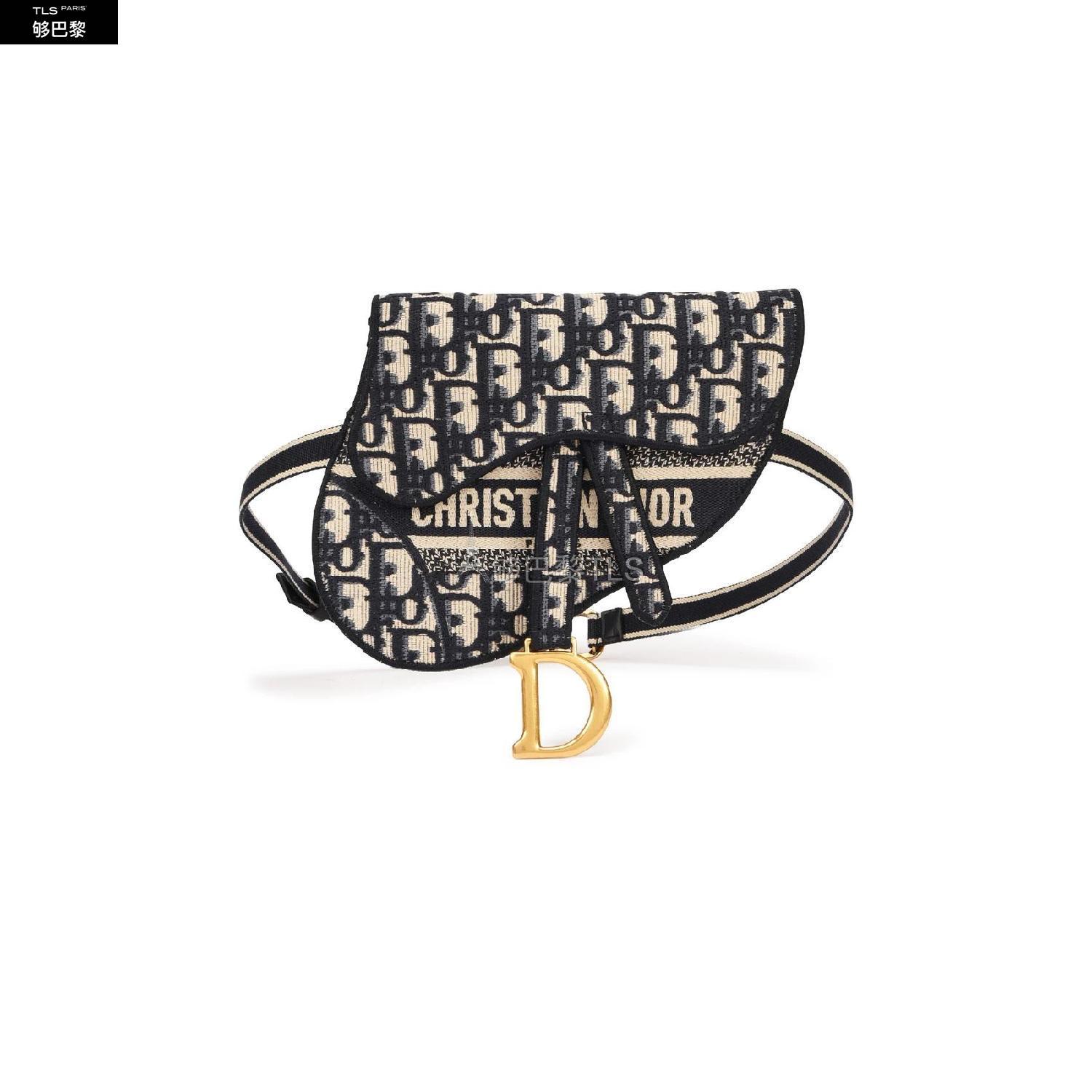 【包邮包税】 dior迪奥 21年春夏 女士 腰包 saddle dior oblique