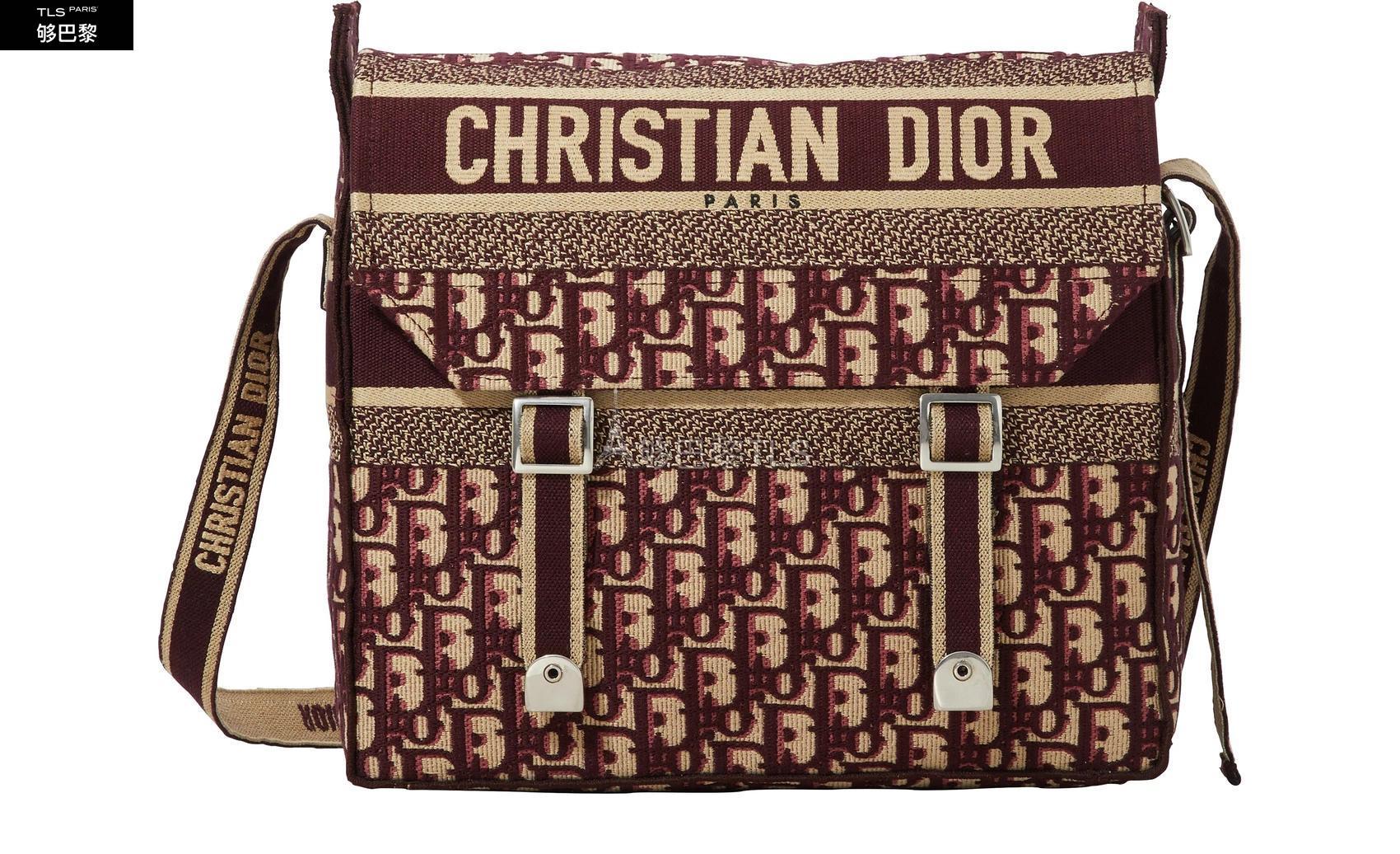 【包邮包税】 DIOR迪奥 21年春夏 女士 单肩包 Diorcamp Dior Oblique 邮差包 DIOVHT44BURZZZZZ00 预定商品1-3周发货