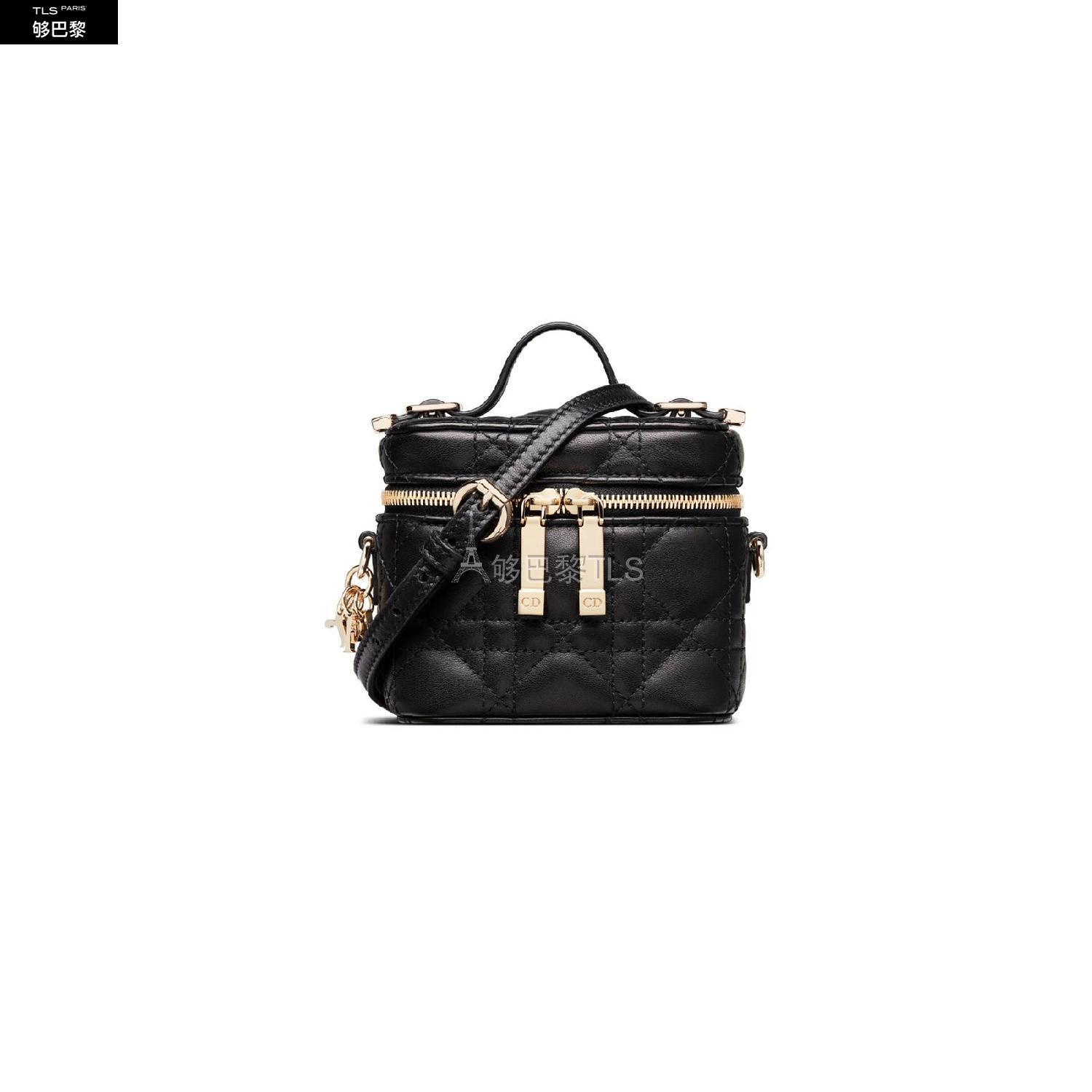 【包邮包税】 DIOR迪奥 21年春夏 女士 单肩包 Lady Dior Micro Vanity Case DIO5F5XMBCKZZZZZ00 预定商品1-3周发货