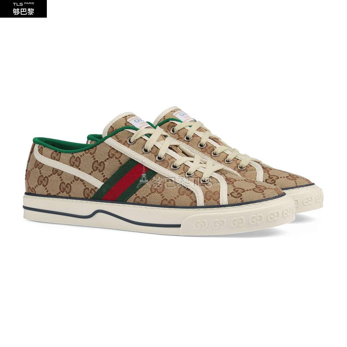 gucci古驰 21年秋冬男士 gucci tennis 1977系列男士gg运动鞋 606111