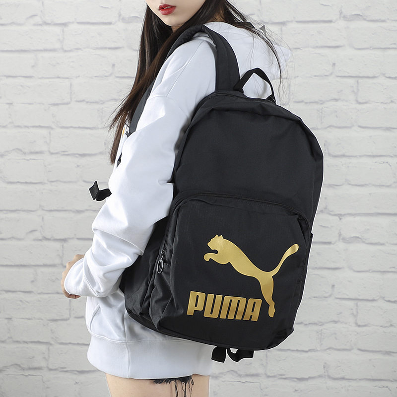 puma/彪马 春夏新款运动包双肩包书包男包女包双肩背包 077353-01 ls