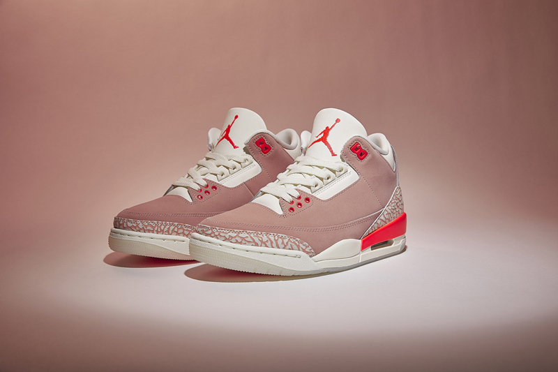 nike/耐克 air jordan3 男女同款 aj3 樱花粉 女神粉 休闲鞋 篮球鞋ck