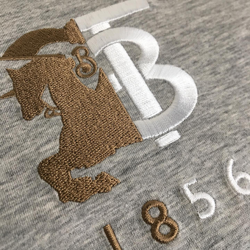 burberry/博柏利 战马tb刺绣logo 男士短袖t恤8025650 bx