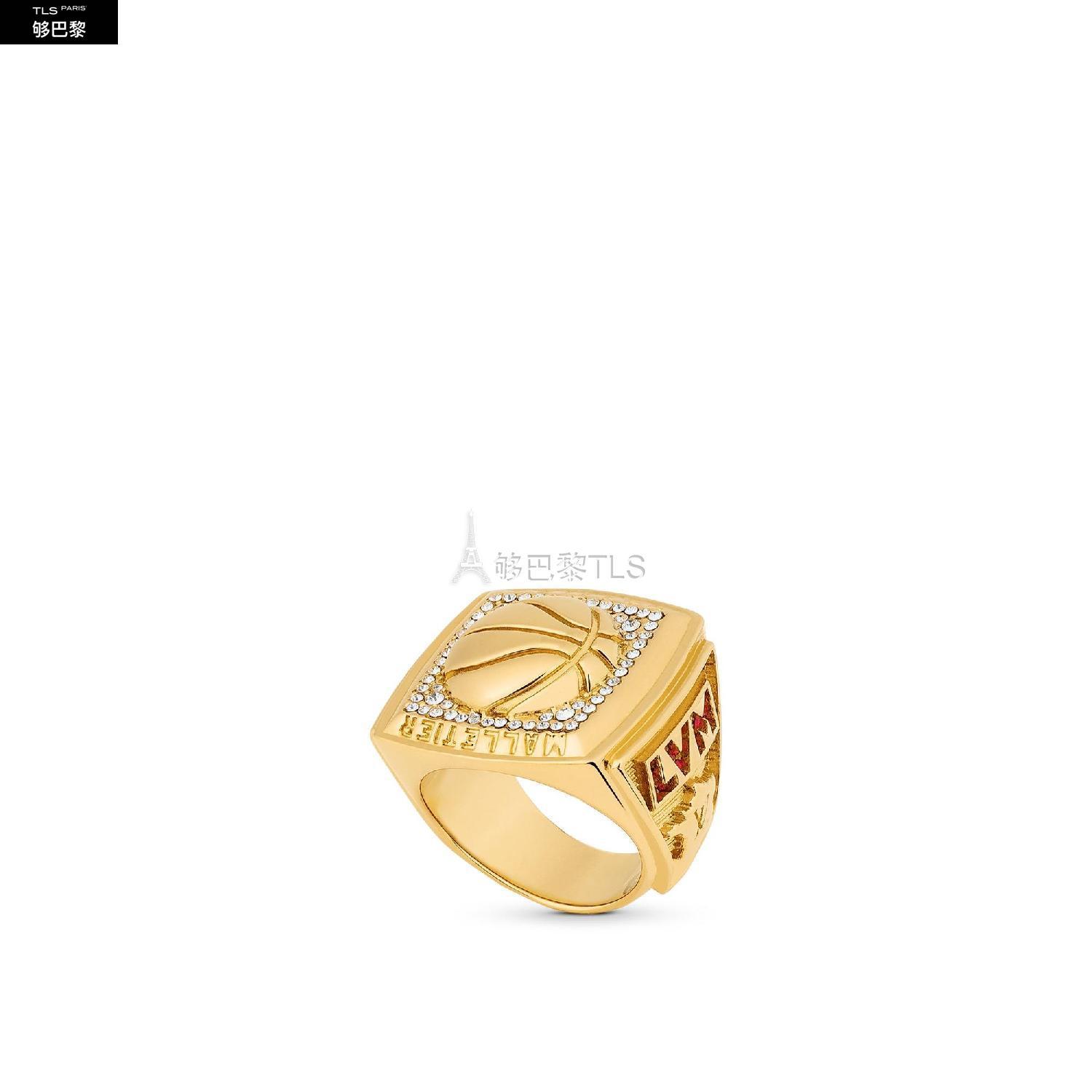 【包邮包税】 lv路易威登 21年春夏 男士 戒指 lvxnba trophy 戒指 mp